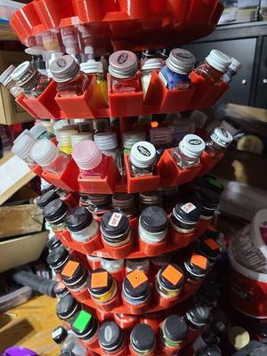 Round Racks for Testors Paint Rack