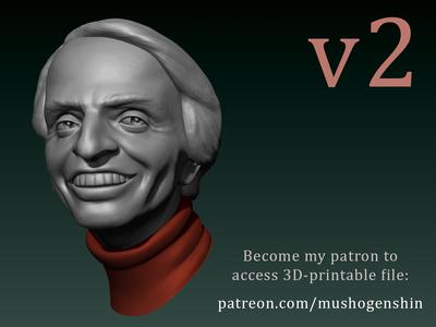 Bust of Carl Sagan (v1)
