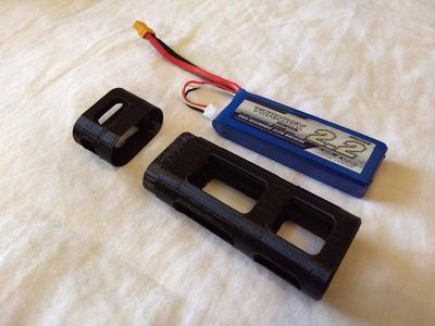 LiPo 2s 2200mAh battery case for Tamiya RC Cars