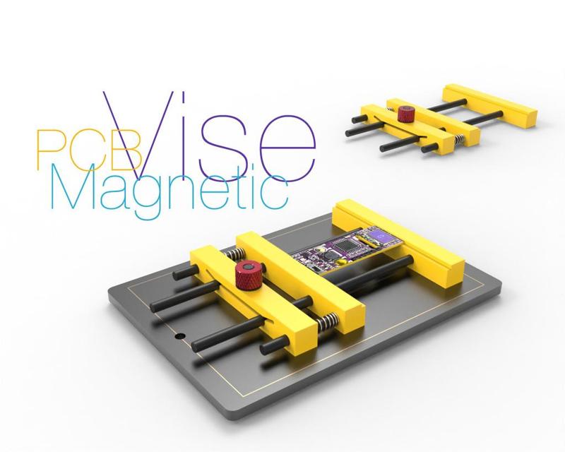 Magnetic PCB Vise