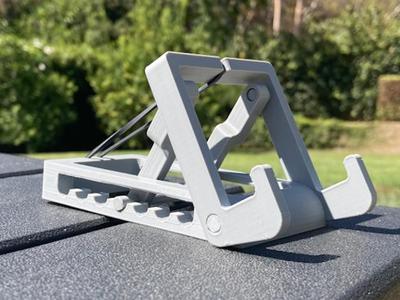 Adjustable Phone Stand W/ Rubber Band