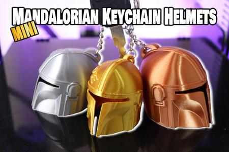 The Mandalorian Helmet Keychain
