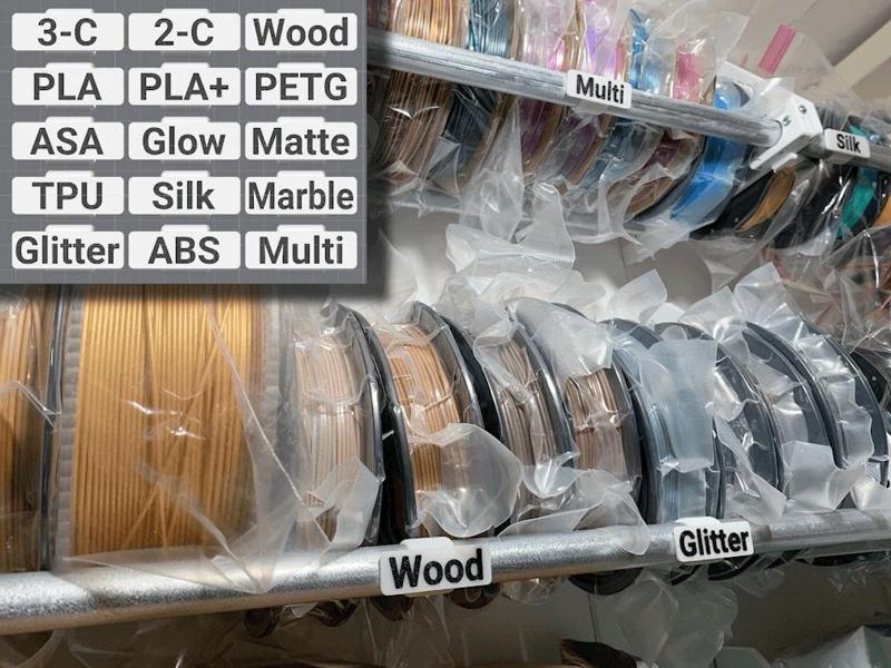 RepRack Labels | Customizable