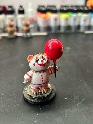 Penny the bear with balloon
