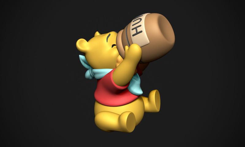 Winnie the Pooh with Honey