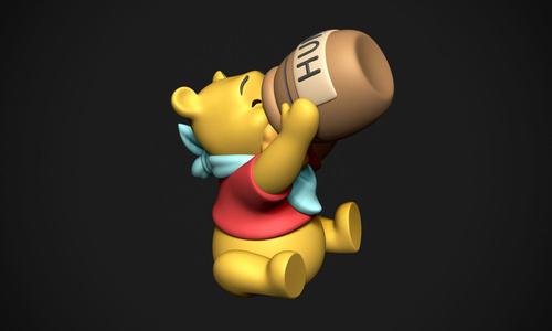 Winnie the Pooh with Honey