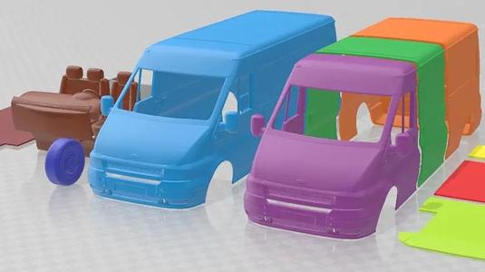 Ford Transit PanelVan 2000 Printable
