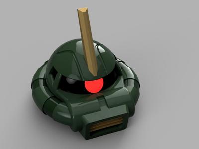 Zaku II Commander Helmet – Gundam