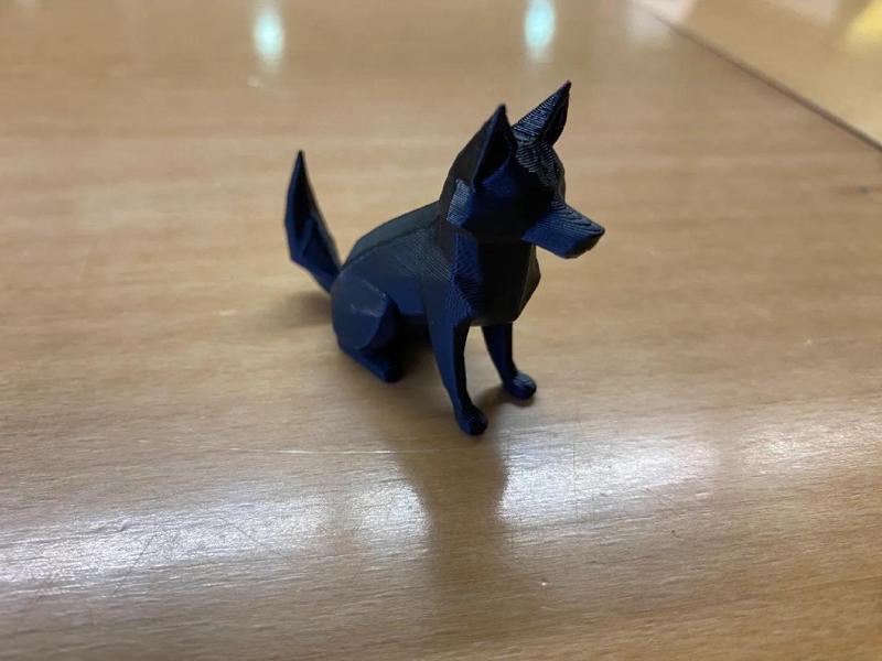 Low poly Husky