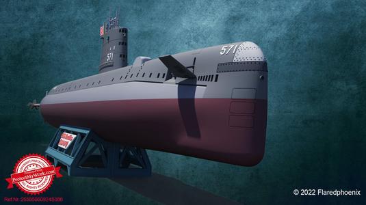 USS Nautilus SSN-571 Print