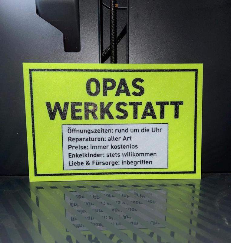 Funny Sign: Grandpa’s Workshop
