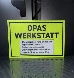Funny Sign: Grandpa’s Workshop