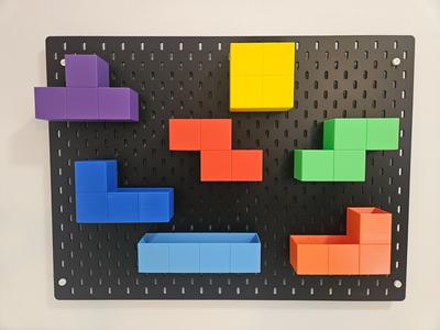 Skadis ikea Tetris Box