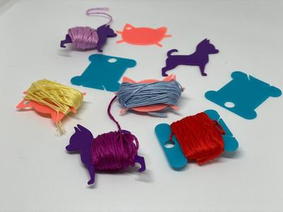 Bobbins for embroidery thread