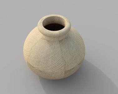 Vase rond
