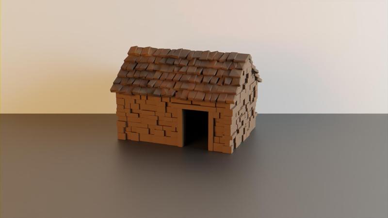 Stone house – wargaming terrain