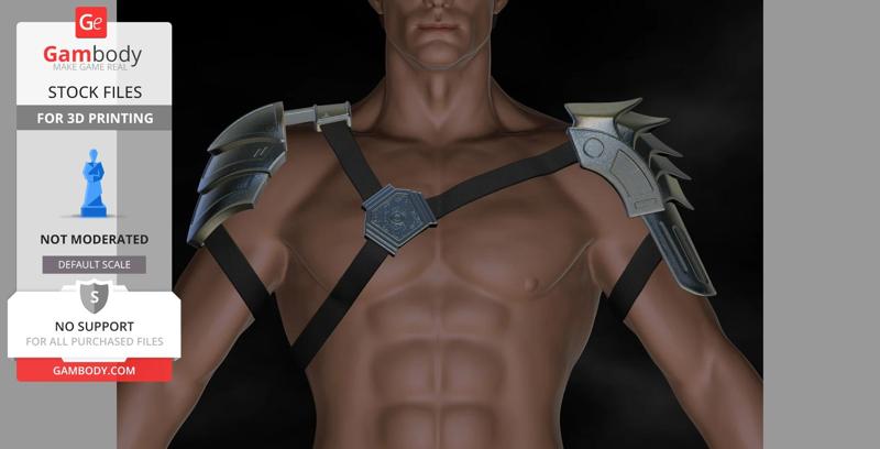 Predator Shoulder Armor Model