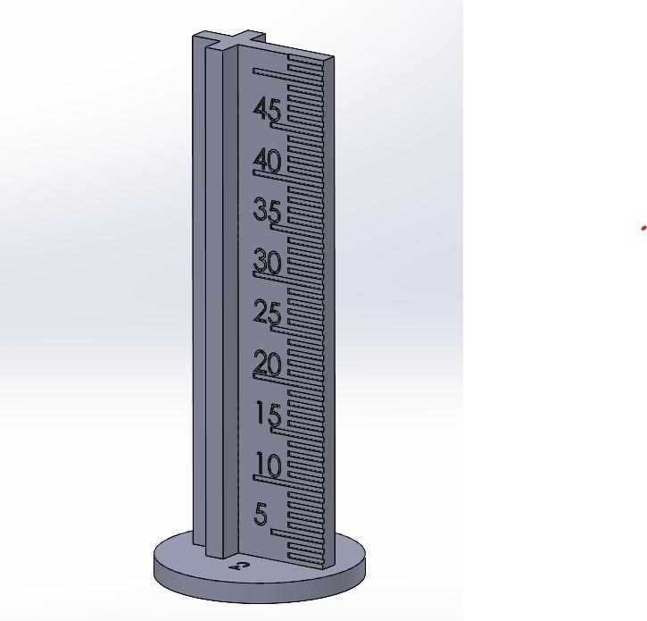 Plaster markers for self-leveling floor 2-52mm