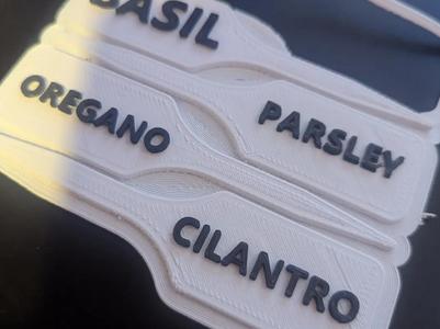 Garden name tag stake