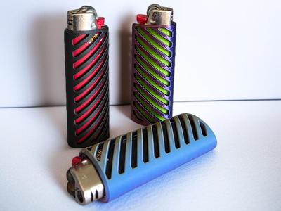 Extruded Lines Minimalist Bic Sleeve
