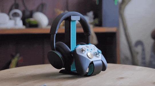 Universal Controller + Headset Desk Stand