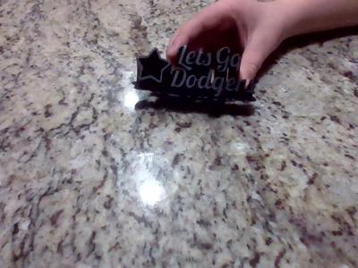dodger name tag