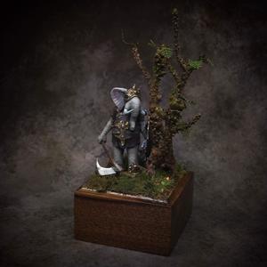 TUSK, Luxodon Warrior, Tabletop RPG Miniature