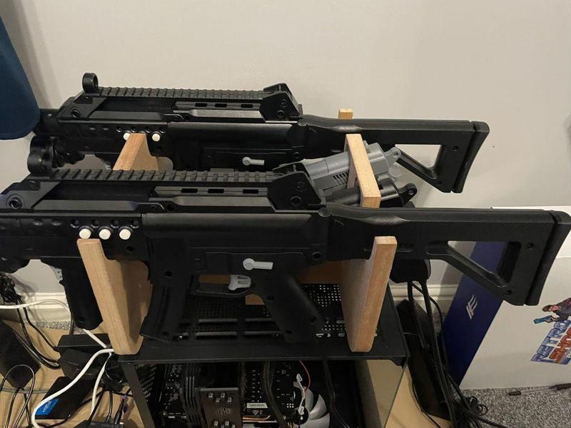 Retro Shooter Armoury light gun rack