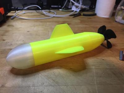 Rubber Band Submarine