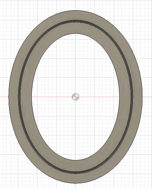 Oval Cookie Cutter 4 inch