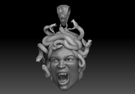 medusa pendant