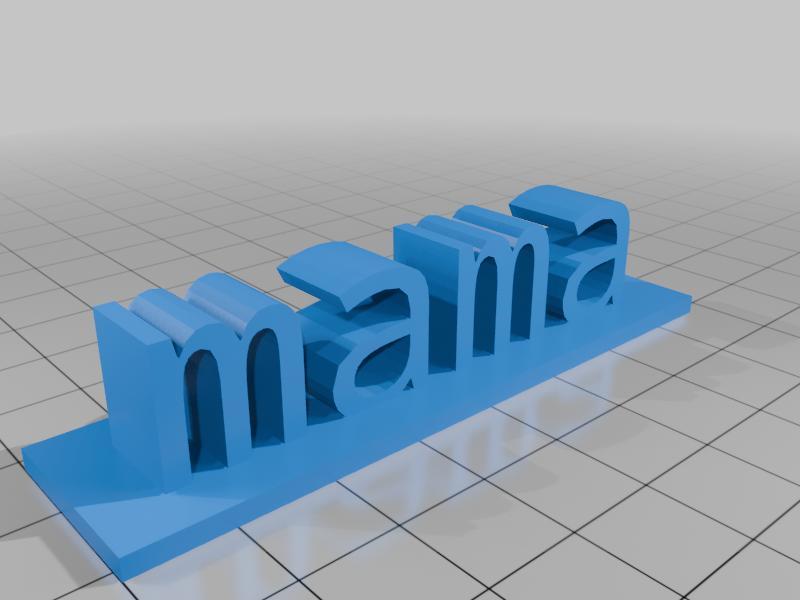 mama plaque