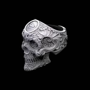 RIng Skull in Modern Style