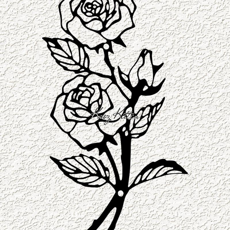 rose flowers WALL ART