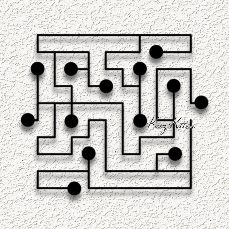 pacman circuit  wall art home decor.stl