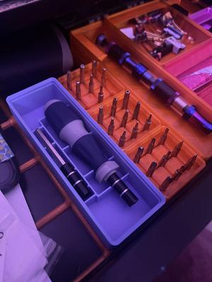Gridfinity iFixIt 26 Bit Screwdriver Holder