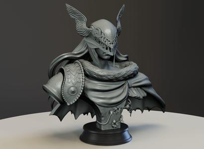 Malenia Elden Ring  READY TO PRINT 3D MODEL