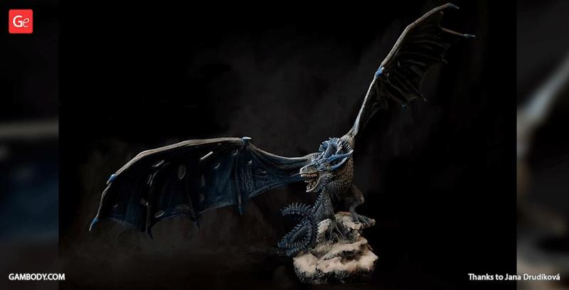 Viserion Dragon STL files for 3D Printing | Assembly Model