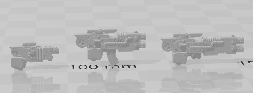 Particle disintegrating Guns