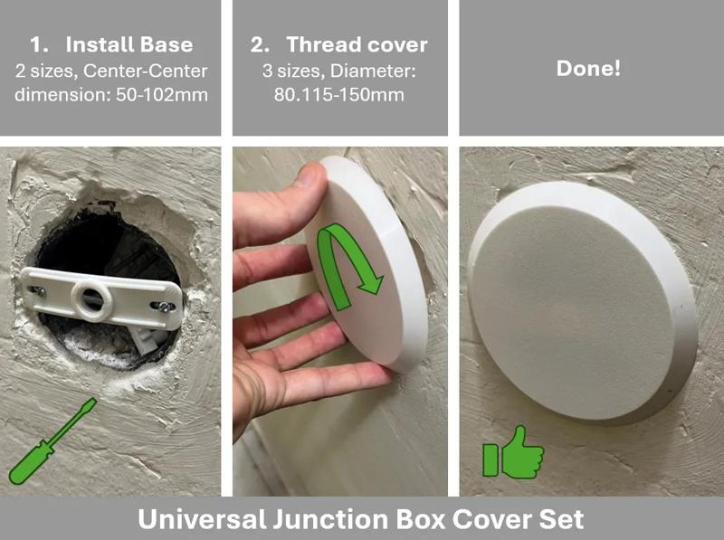 Universal Junction Box Cover Set