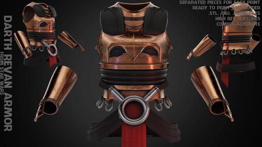 Star Wars Darth Revan Armor for Cosplay