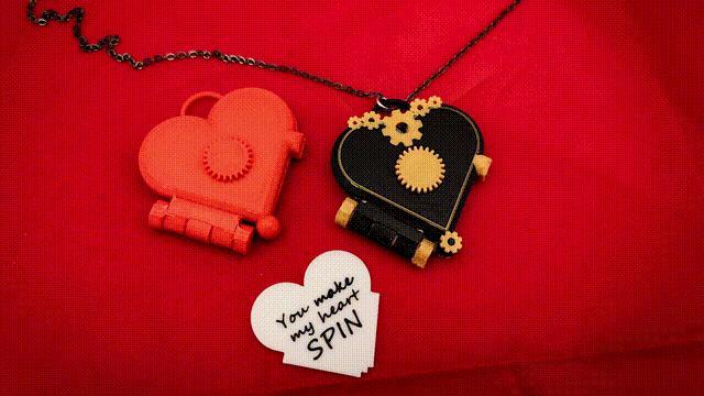 Clockwork Valentine Fidget Locket