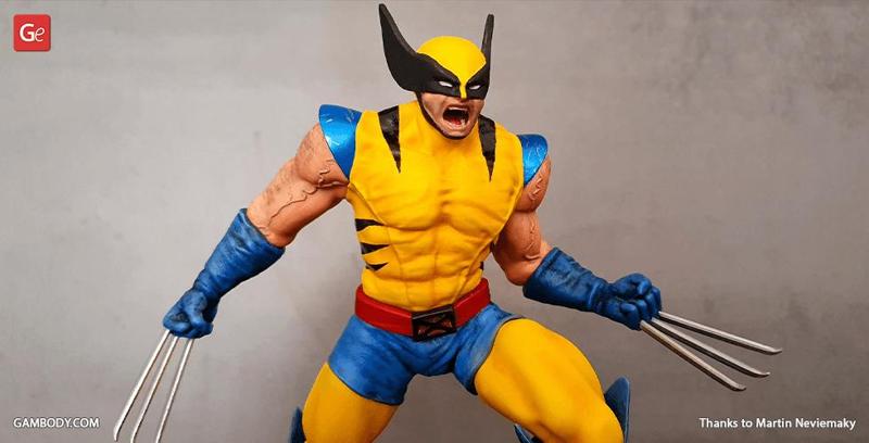 Wolverine 3D Printing Figurine | Assembly