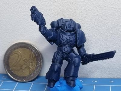 Space Soldier Mid-Jump War Axe 50K