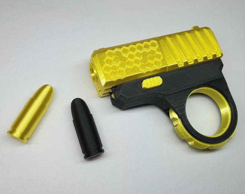 Gun toy fidget spinner
