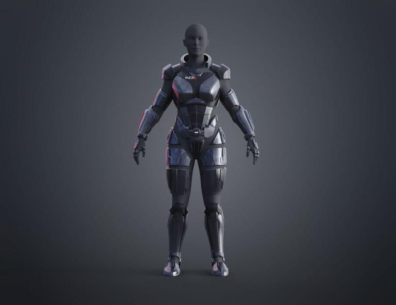 N7 Female Shepard Armor – Mass Effect