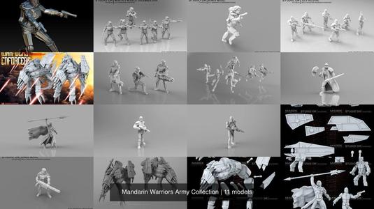 Mandarin Warriors Army Collection