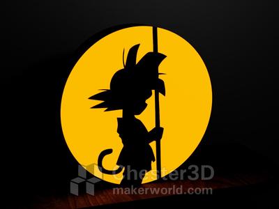 DragonBall Z Son Goku III LED Lightbox