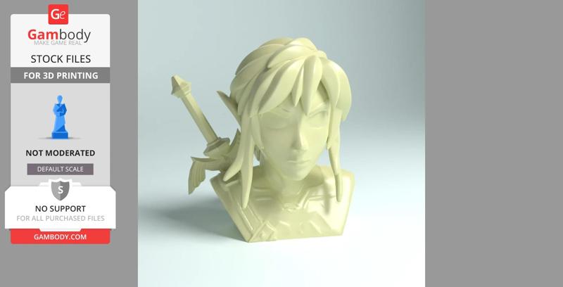 Link – Legend of Zelda BOTW Bust