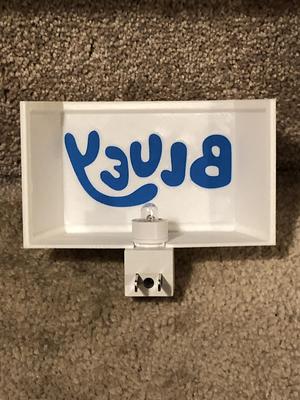 Bluey Logo Night Light